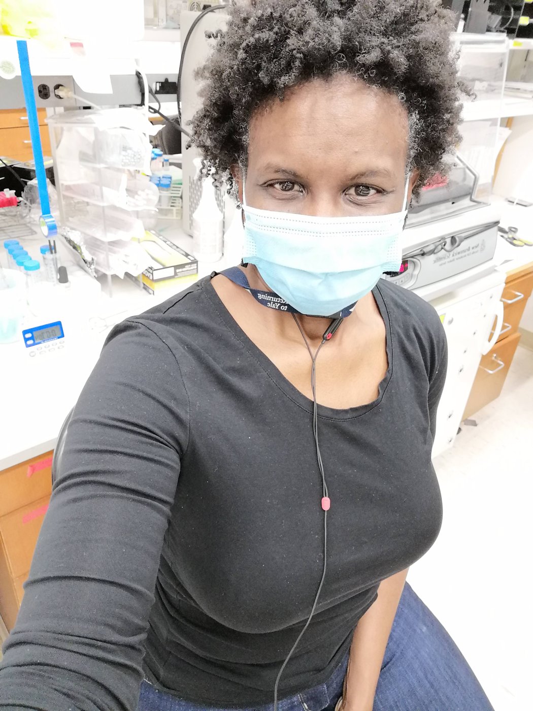 In the lab